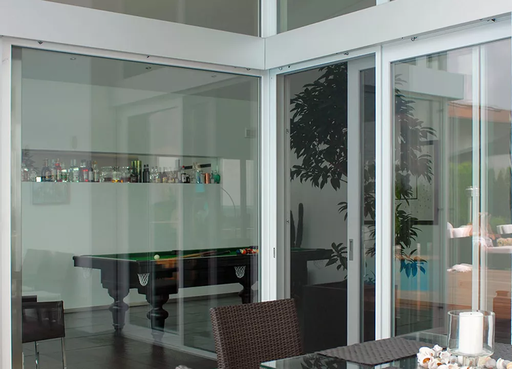 Moderne Kunststofffenster mit hoher Waermedaemmung